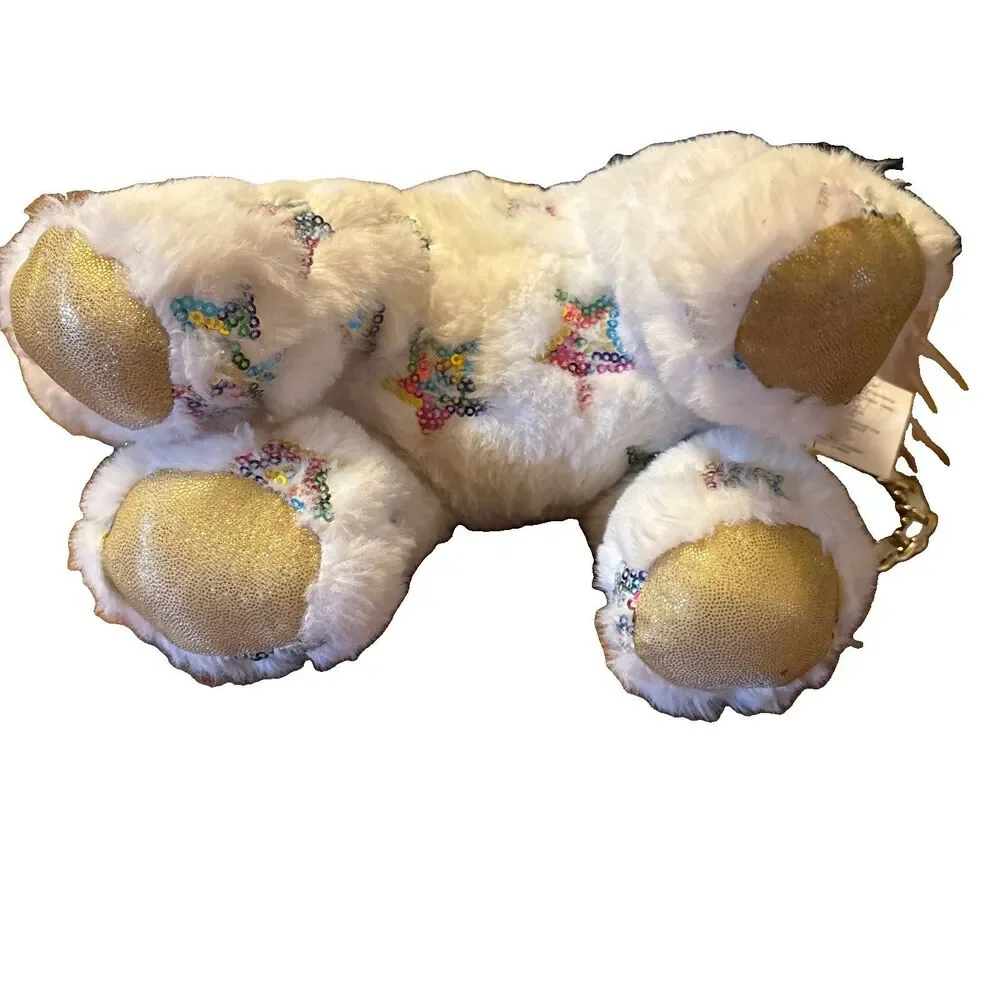 Toby Enterprises Unicorn Plush Purse Handbag White Rainbow Crossbody Bag